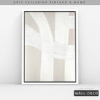 Arte pintado a mano Pureza minimalista Dos
