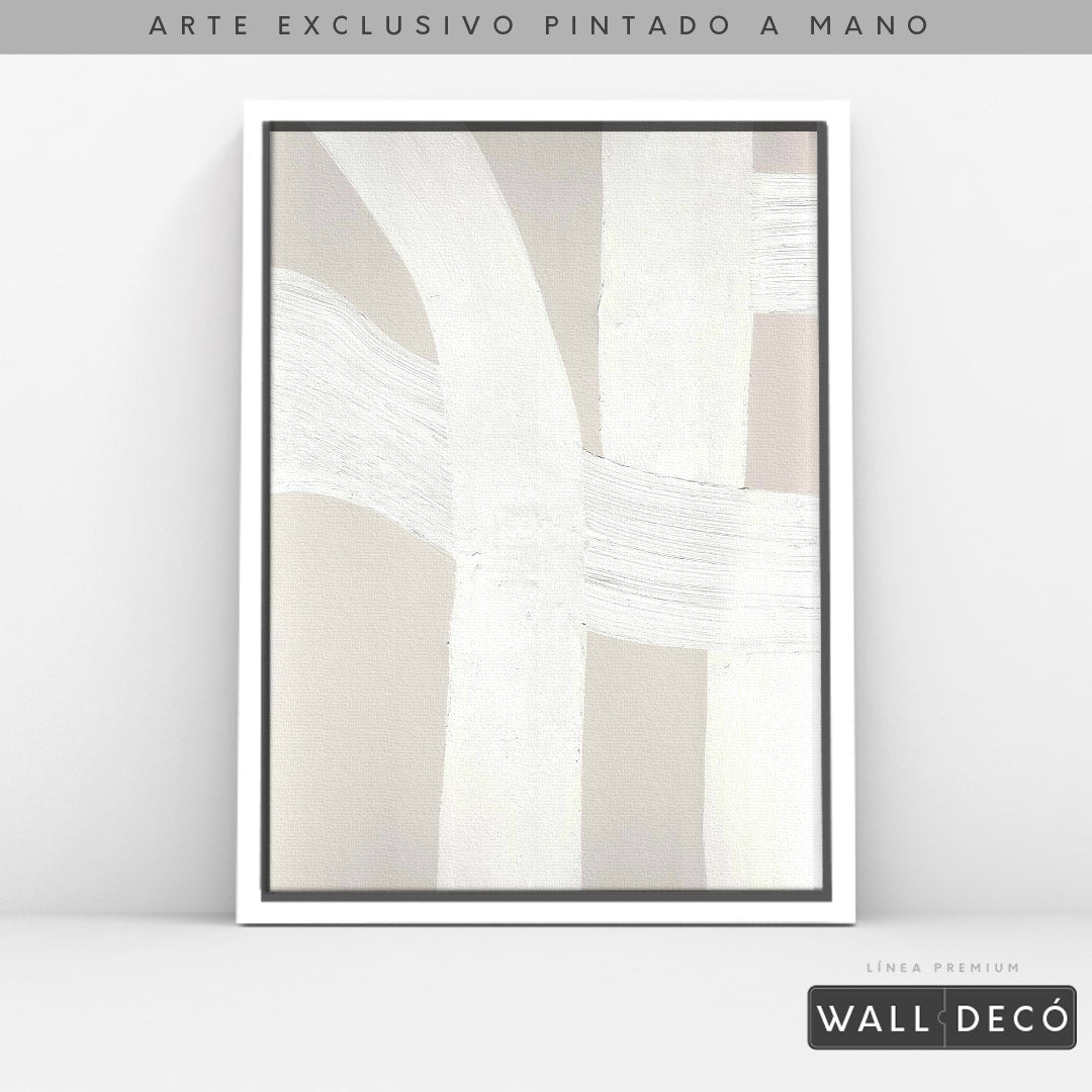 Arte pintado a mano Pureza minimalista Dos