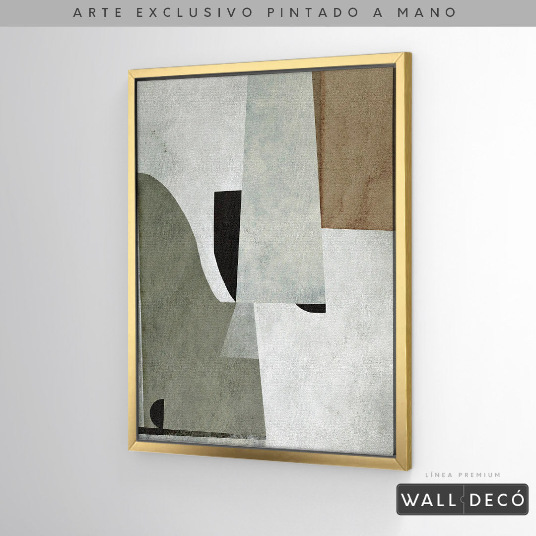 Arte pintado a mano Estructuras minimalistas Uno
