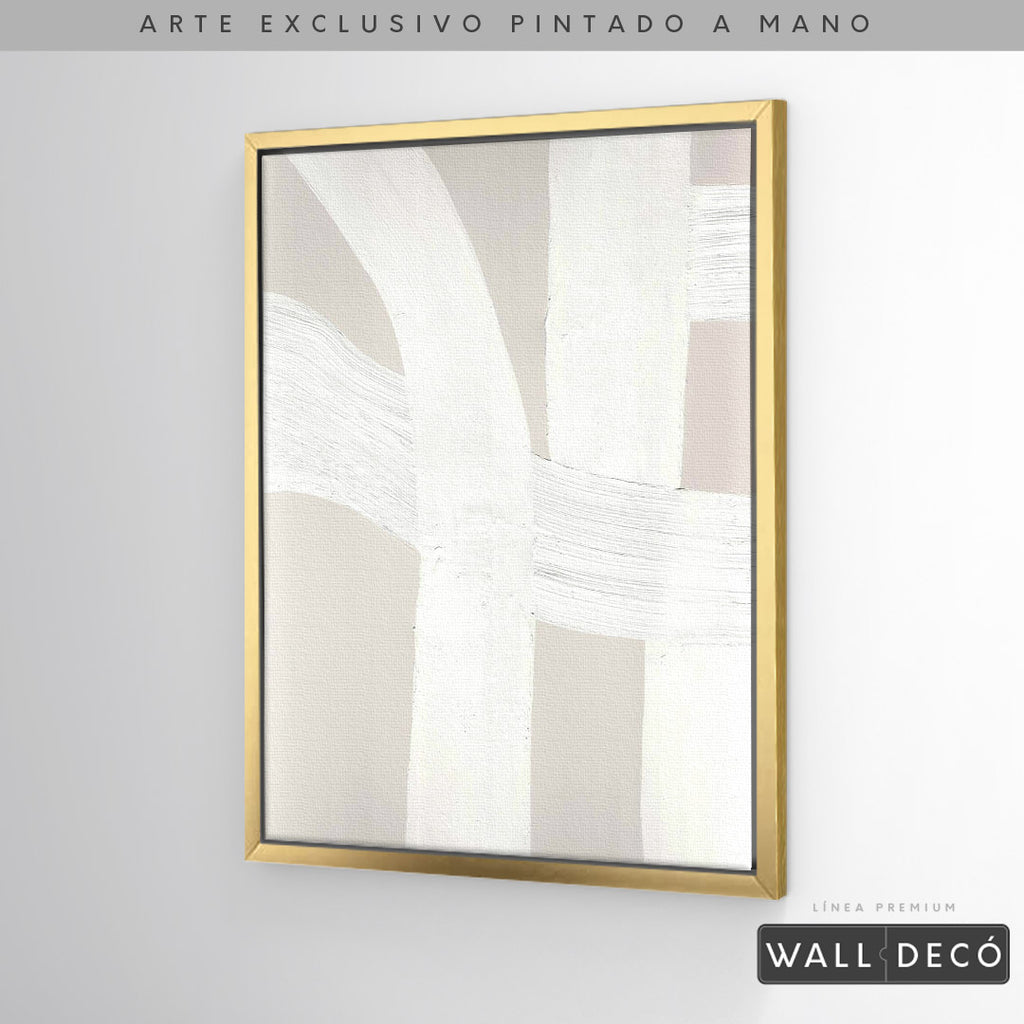 Arte pintado a mano Pureza minimalista Dos