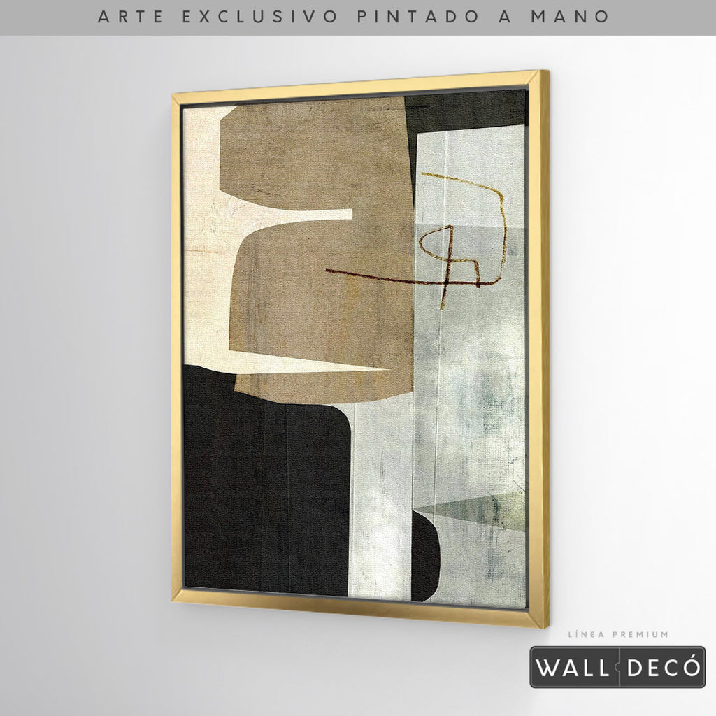 Arte pintado a mano Estructuras minimalistas Dos