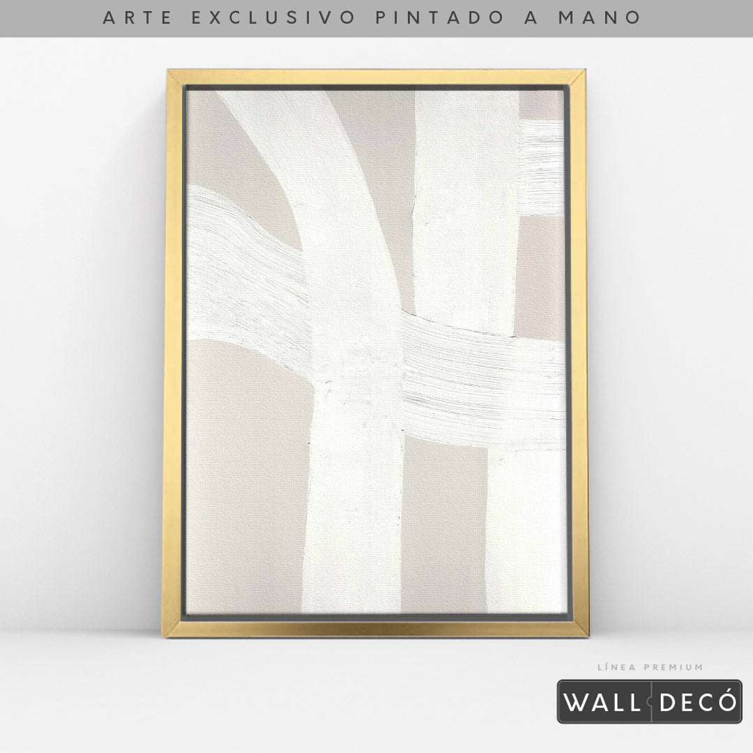 Arte pintado a mano Pureza minimalista Dos