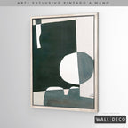 Arte pintado a mano Geometría minimalista Dos