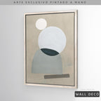 Arte pintado a mano Geometría minimalista Uno