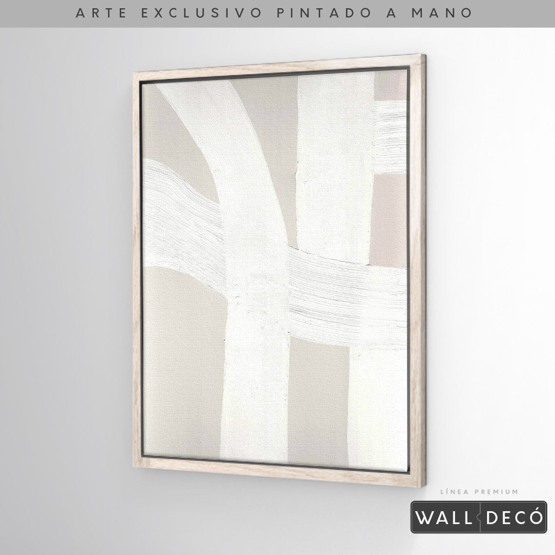 Arte pintado a mano Pureza minimalista Dos