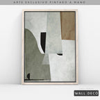 Arte pintado a mano Estructuras minimalistas Uno