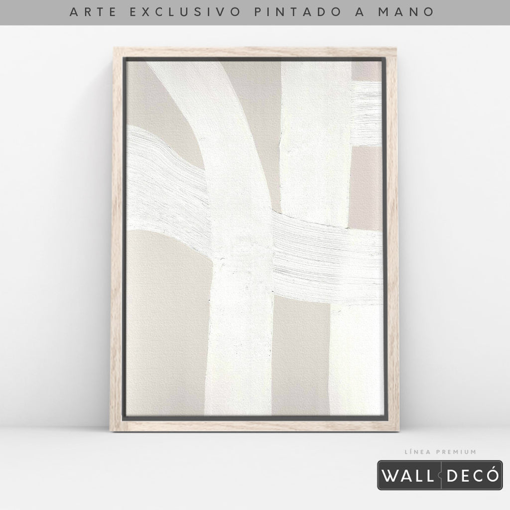 Arte pintado a mano Pureza minimalista Dos