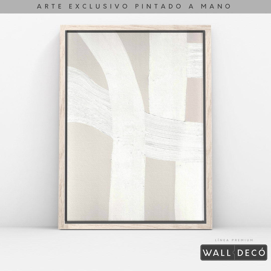 Arte pintado a mano Pureza minimalista Dos