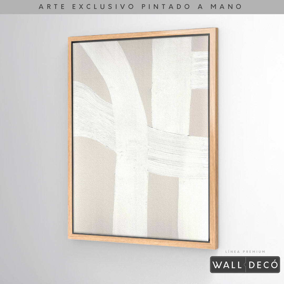 Arte pintado a mano Pureza minimalista Dos
