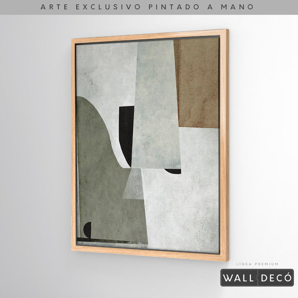 Arte pintado a mano Estructuras minimalistas Uno