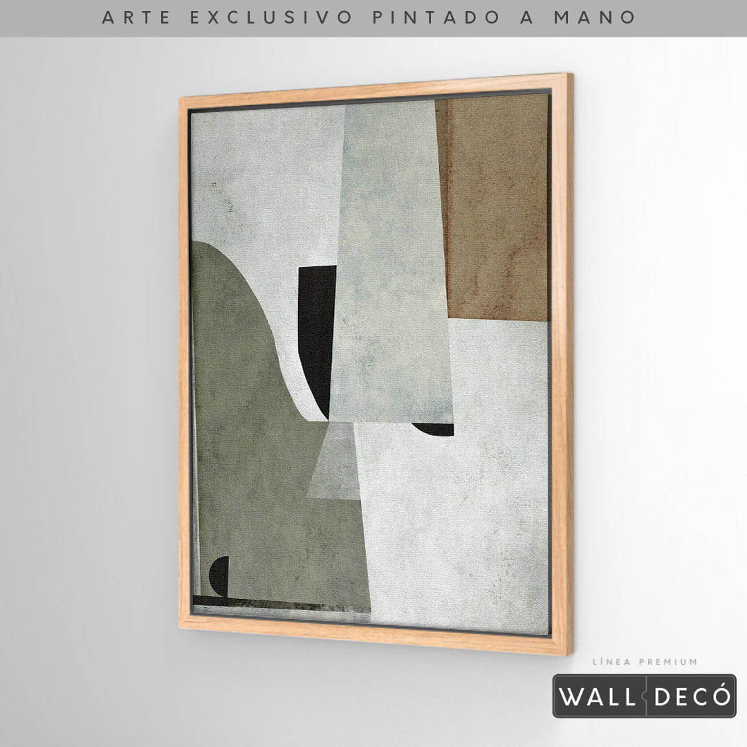 Arte pintado a mano Estructuras minimalistas Uno