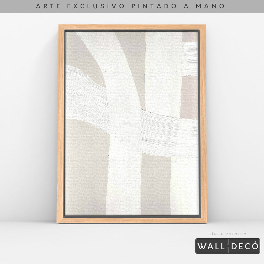 Arte pintado a mano Pureza minimalista Dos