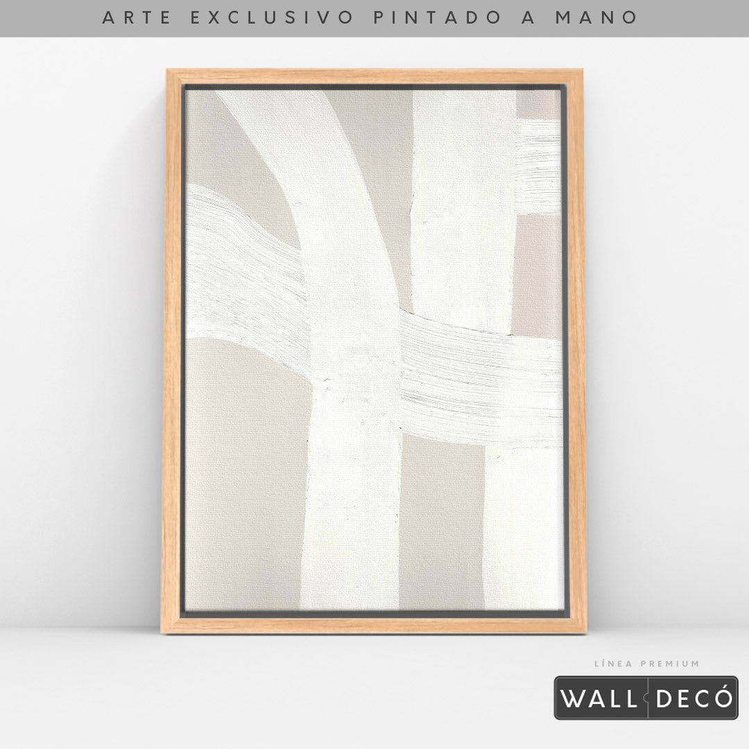 Arte pintado a mano Pureza minimalista Dos