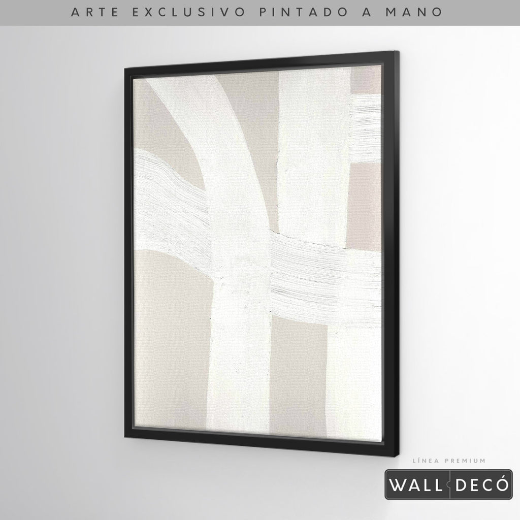 Arte pintado a mano Pureza minimalista Dos