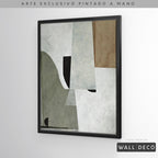 Arte pintado a mano Estructuras minimalistas Uno