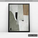 Arte pintado a mano Estructuras minimalistas Uno