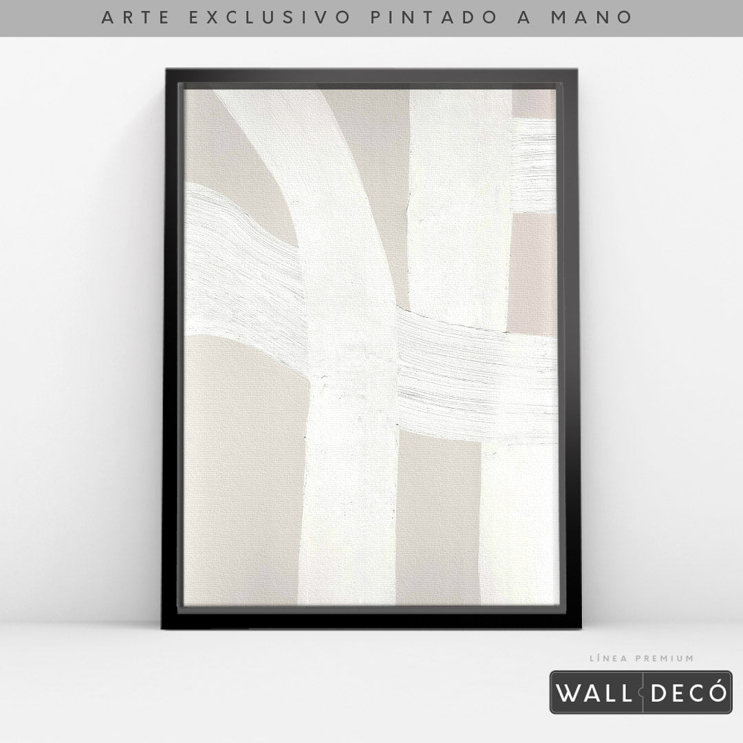 Arte pintado a mano Pureza minimalista Dos