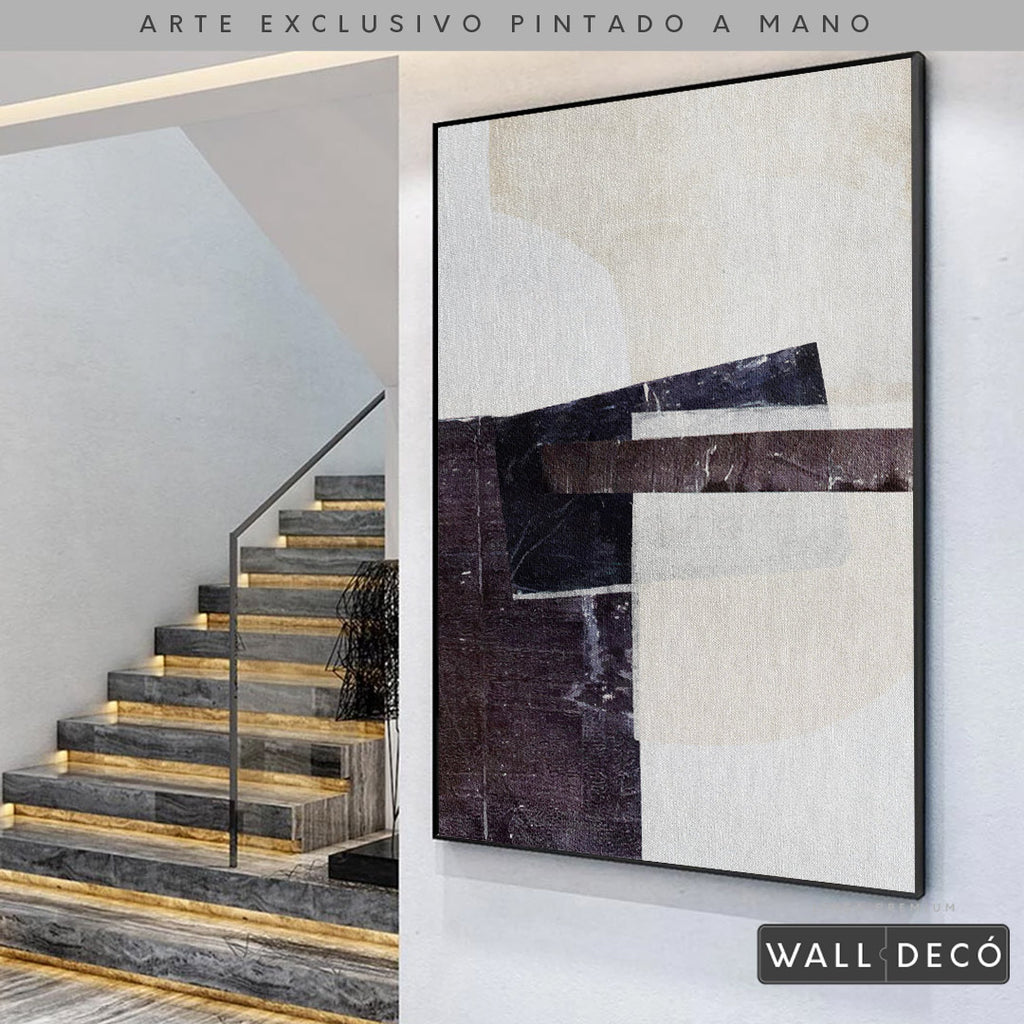 Arte pintado a mano Sinfonía de carbón