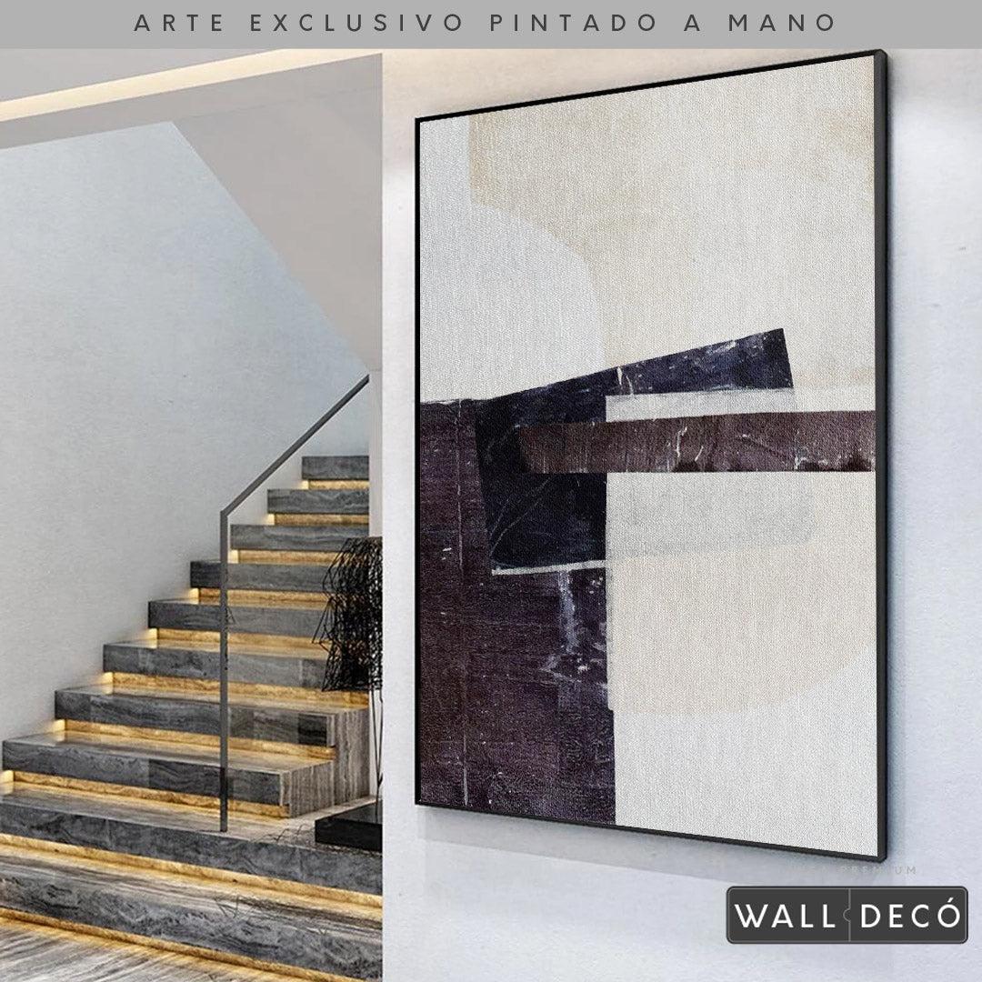 Arte pintado a mano Sinfonía de carbón