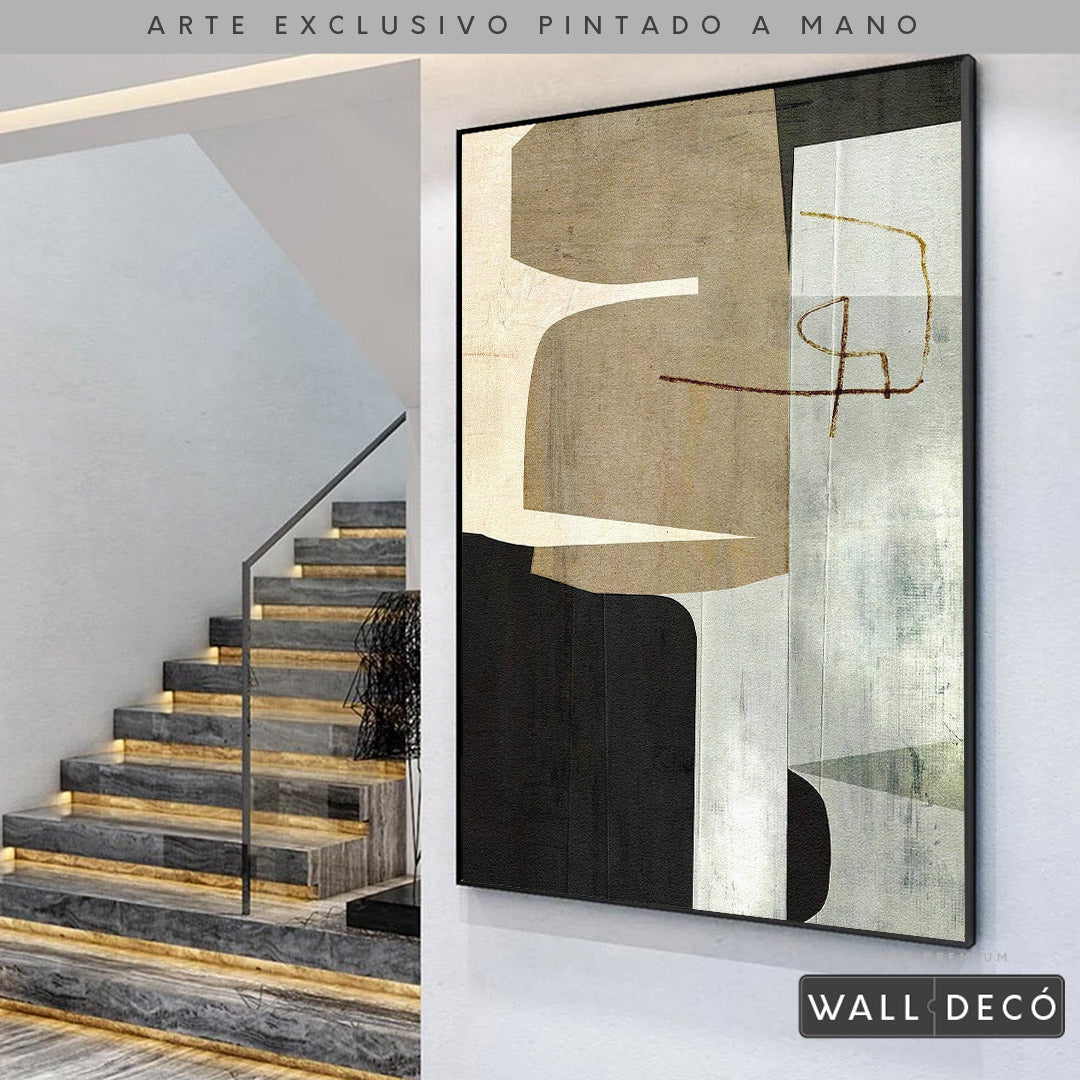 Arte pintado a mano Estructuras minimalistas Dos