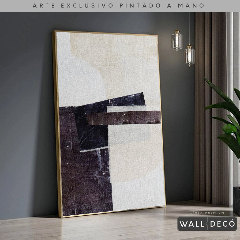 Arte pintado a mano Sinfonía de carbón