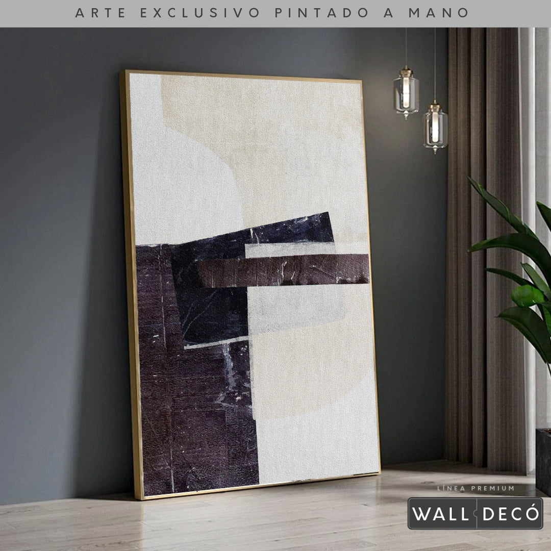 Arte pintado a mano Sinfonía de carbón