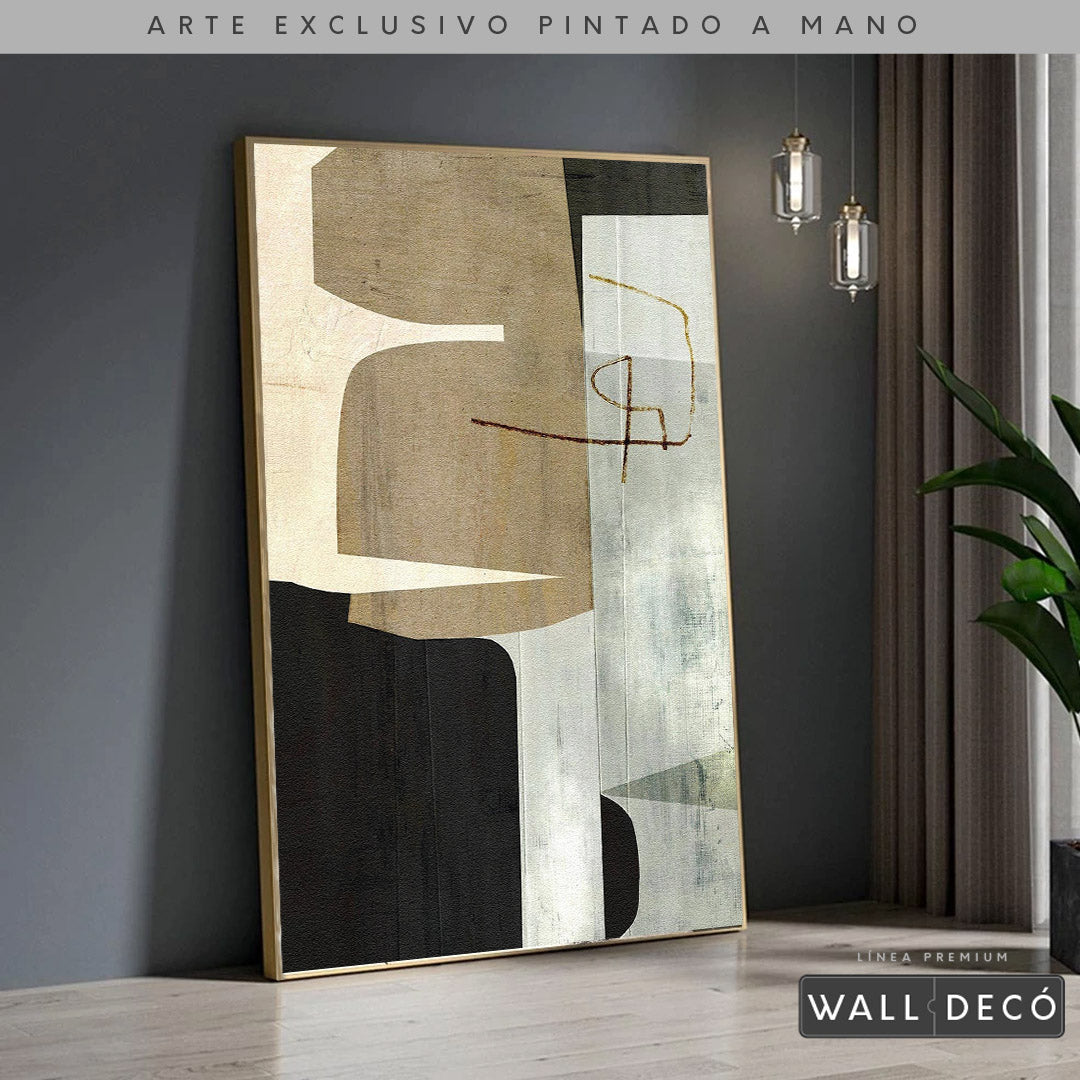 Arte pintado a mano Estructuras minimalistas Dos