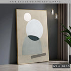 Arte pintado a mano Geometría minimalista Uno