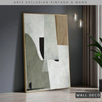 Arte pintado a mano Estructuras minimalistas Uno