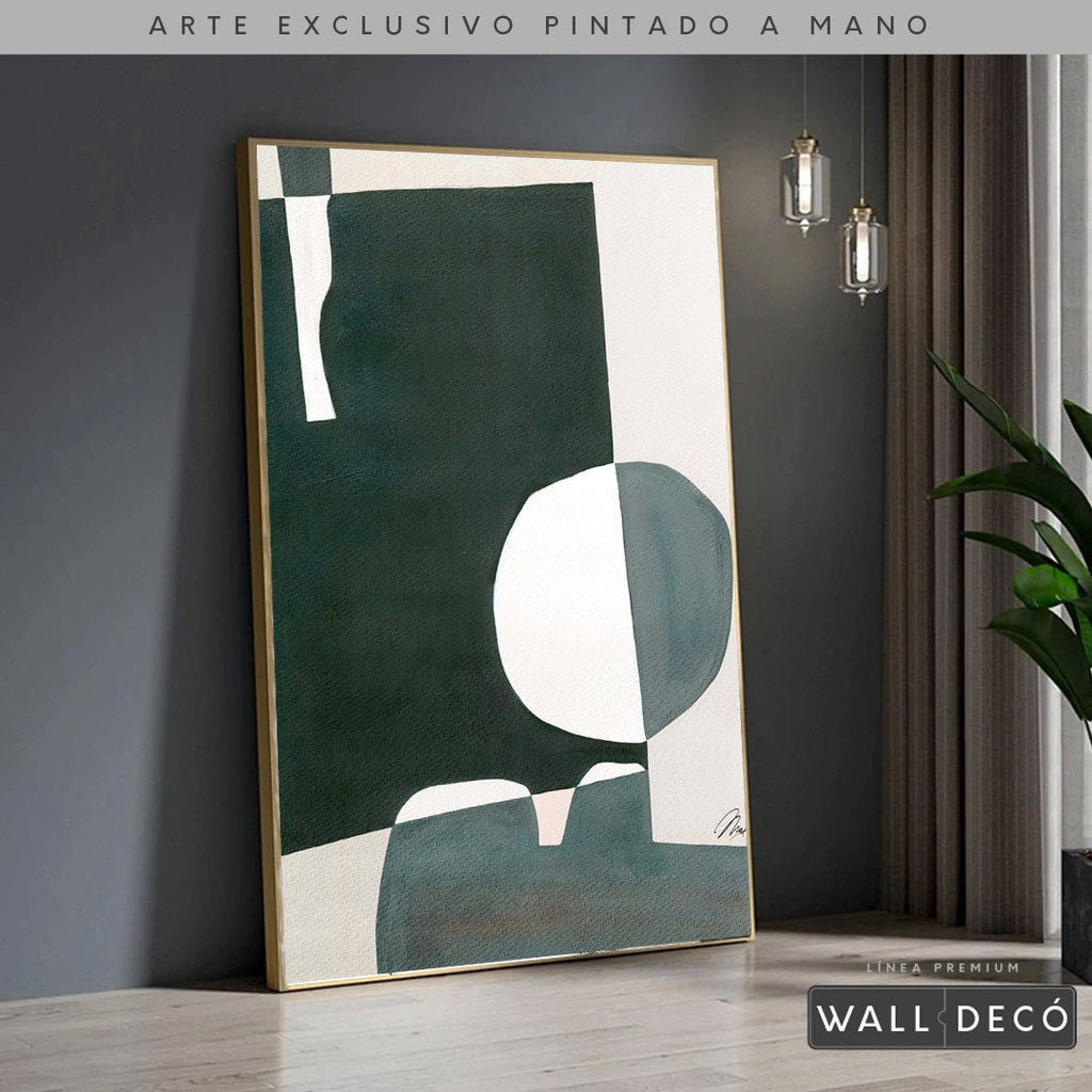 Arte pintado a mano Geometría minimalista Dos