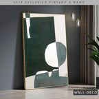Arte pintado a mano Geometría minimalista Dos
