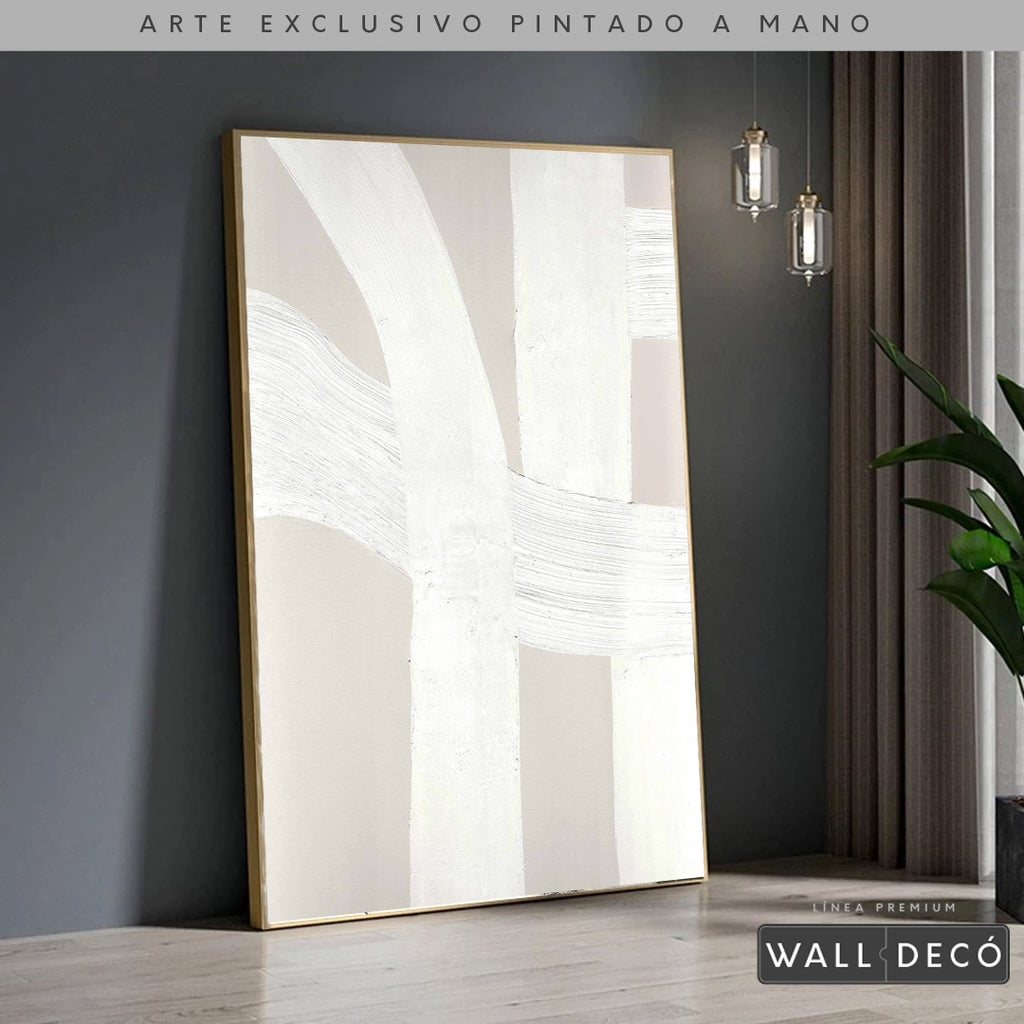 Arte pintado a mano Pureza minimalista Dos