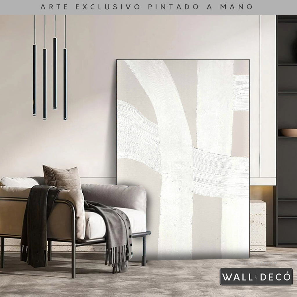 Arte pintado a mano Pureza minimalista Dos