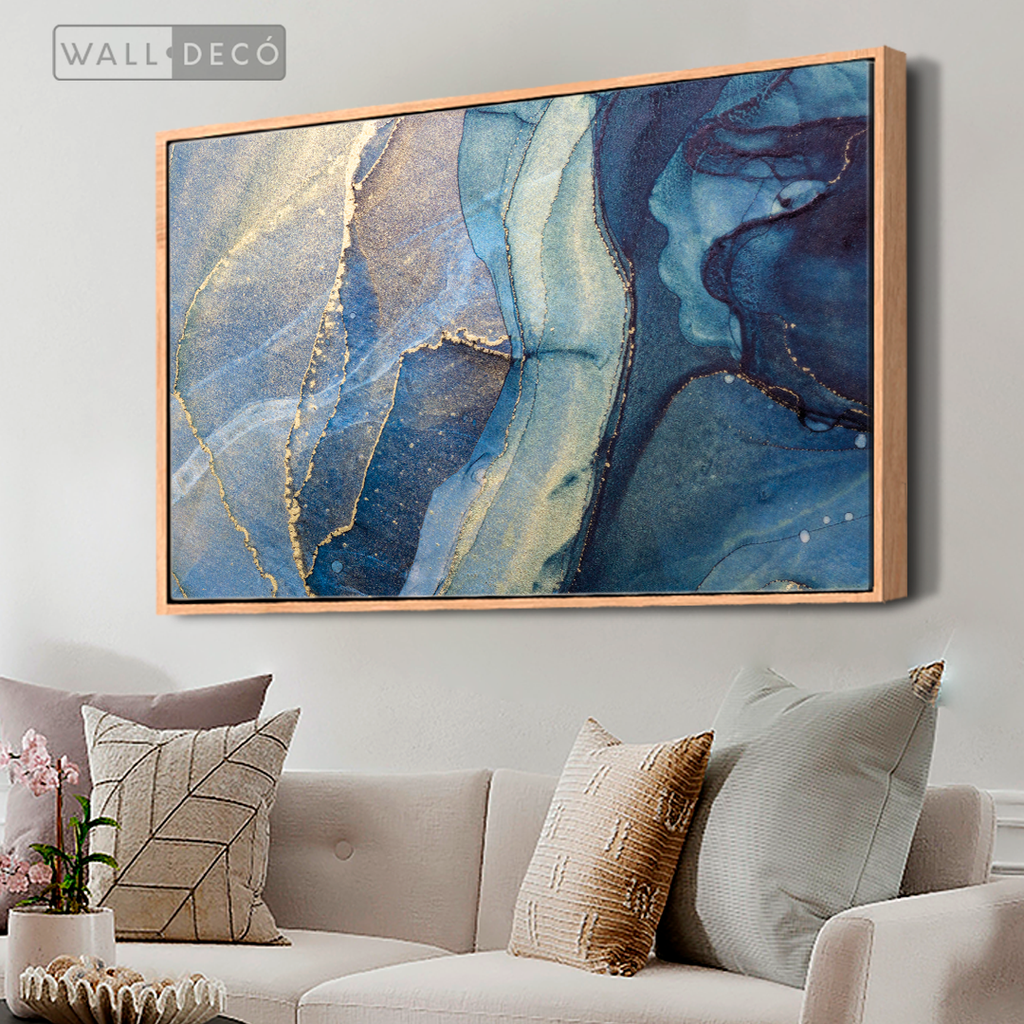 Cuadro Sobre Lienzo 'Nube Globo Cielo' - 50x70 Cm | Decoración Moderna Para Salón O Dormitorio