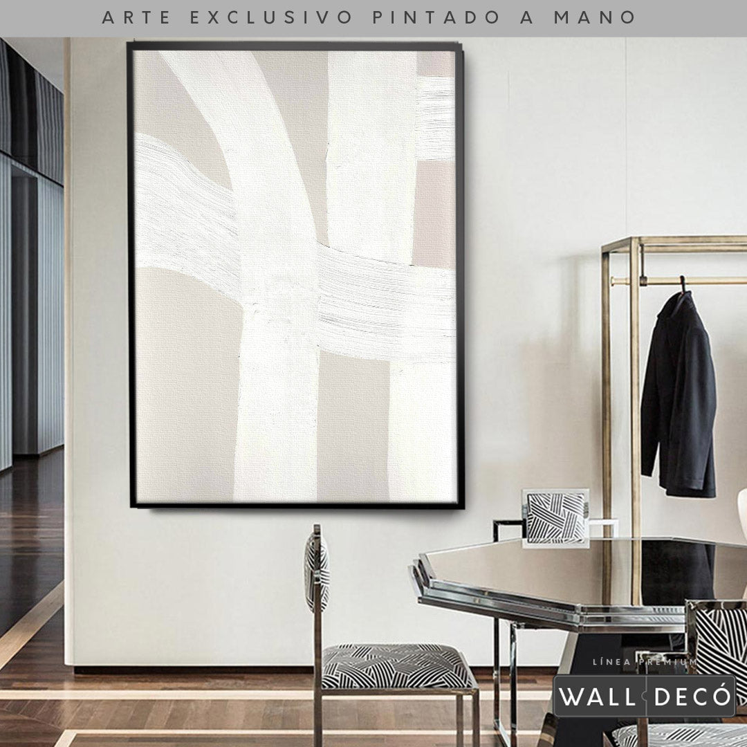 Arte pintado a mano Pureza minimalista Dos