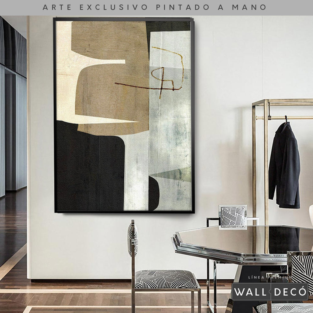 Arte pintado a mano Estructuras minimalistas Dos