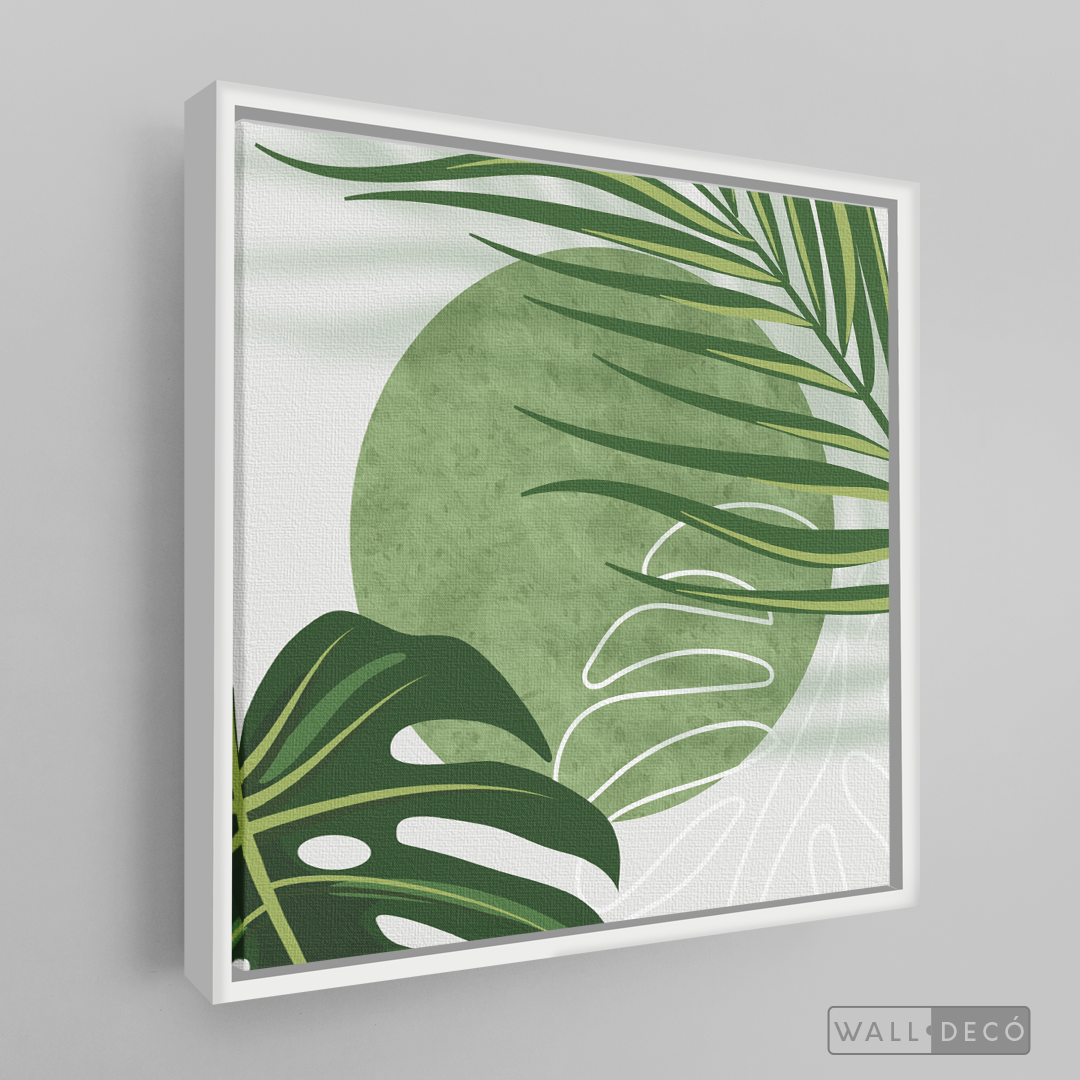 Cuadro Botánico Monstera Palma