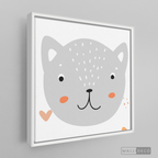 Cuadro Infantil Lindo Gatito