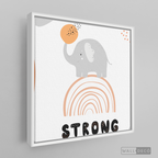 Cuadro Infantil Elefante Strong