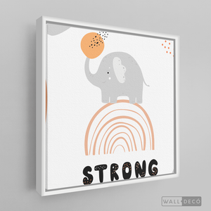 Cuadro Infantil Elefante Strong