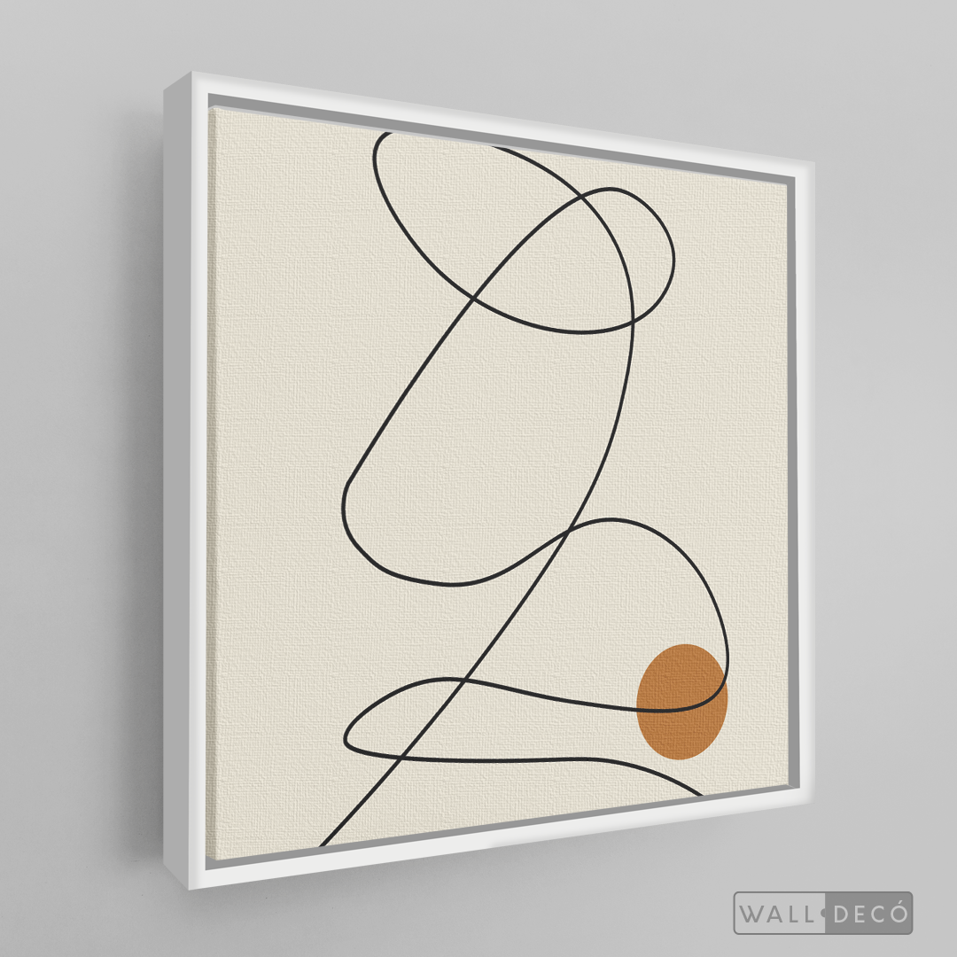Cuadro Minimalista Knot Café