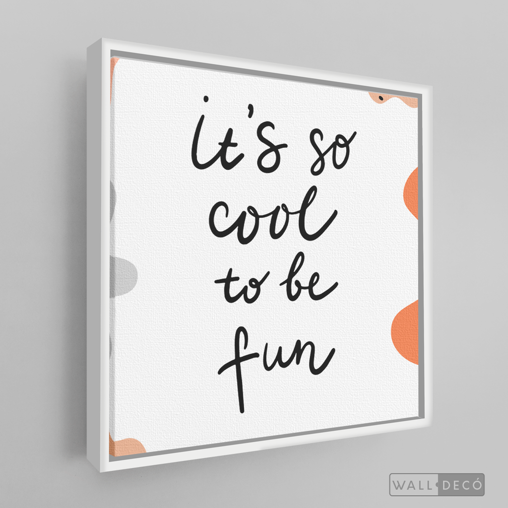 Cuadro Infantil To Be Fun