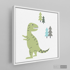 Cuadro Infantil Dinosaurio