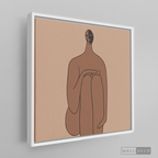 Cuadro Minimalista Figura Humana Tres