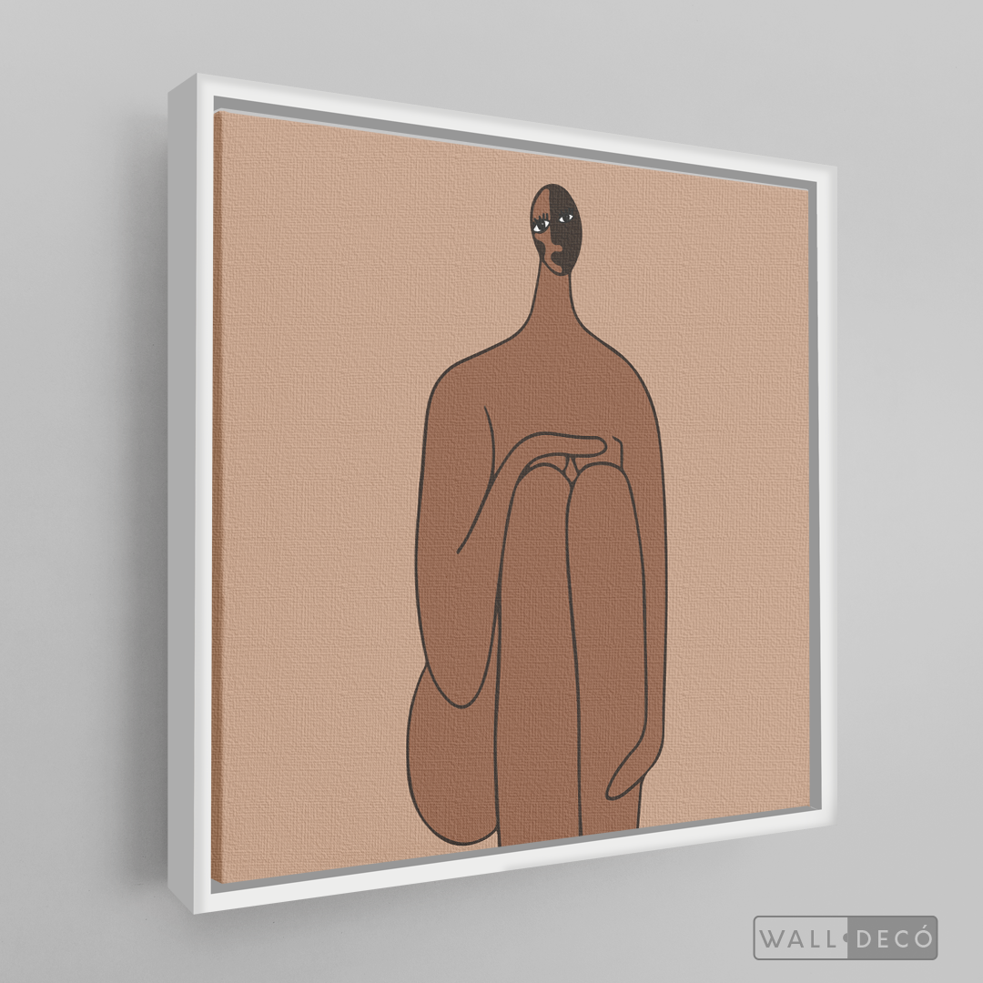 Cuadro Minimalista Figura Humana Tres