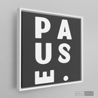 Cuadro Minimalista Pause