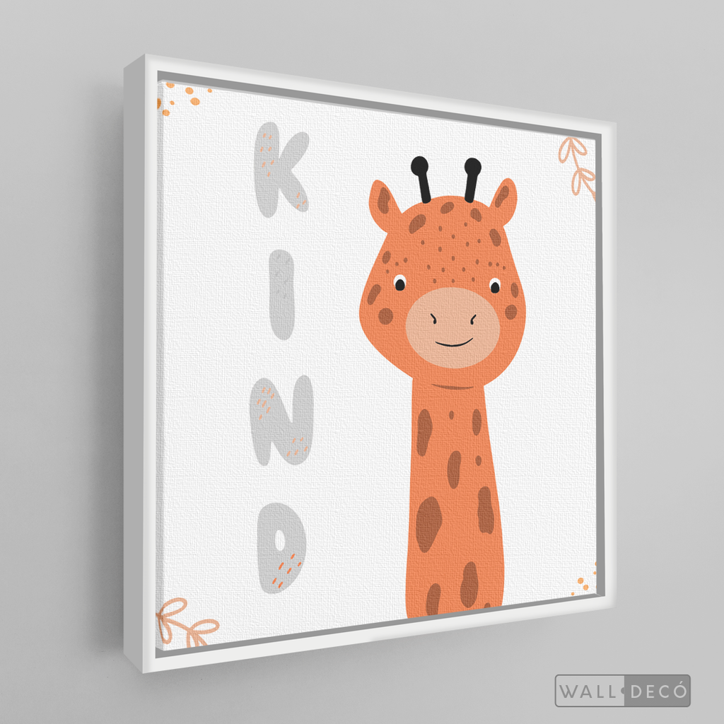 Cuadro Infantil Jirafa Kind