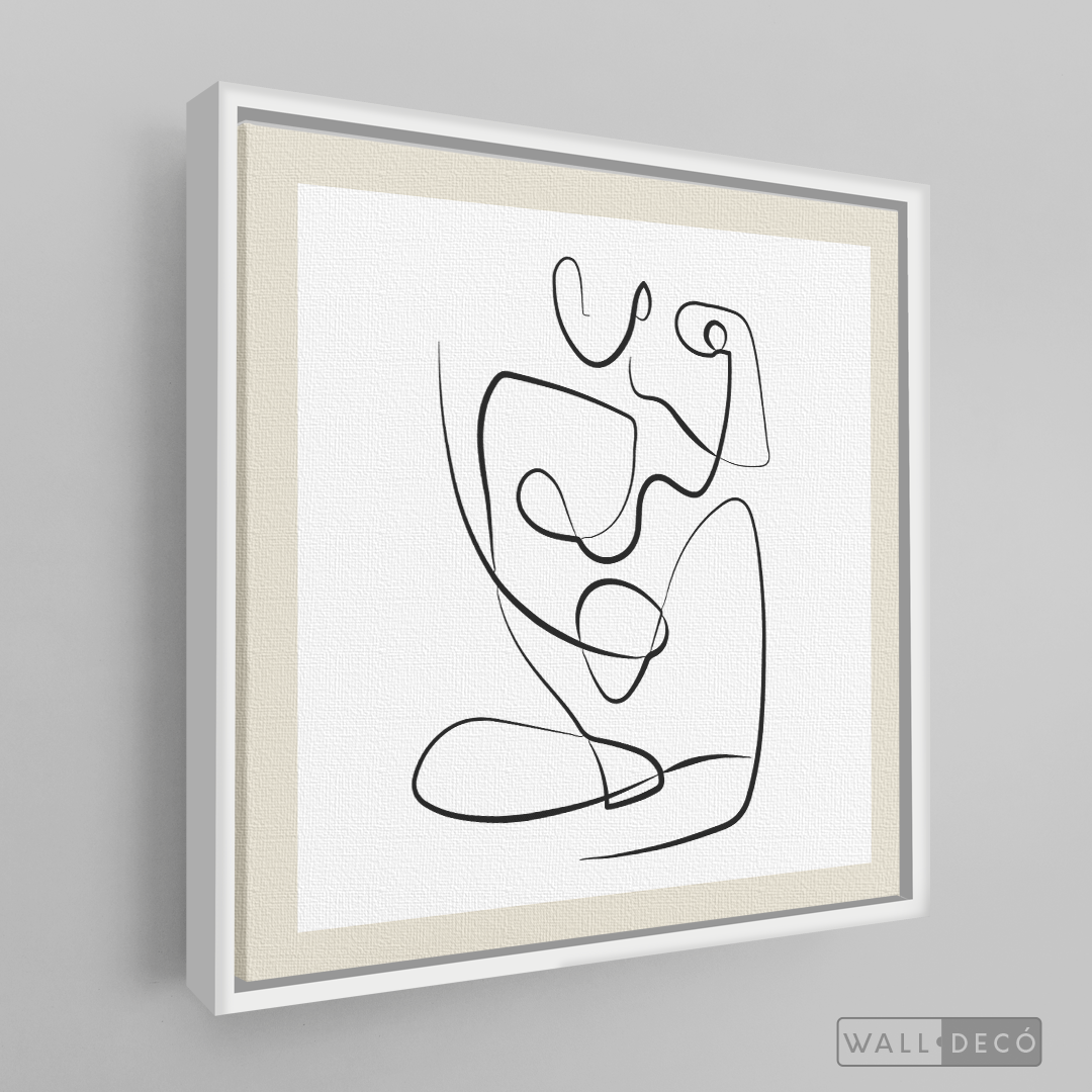 Cuadro Minimalista Figura Humana