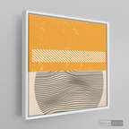 Cuadro Abstracto Minimal Sunset Yellow