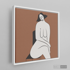 Cuadro Minimalista Figura Humana Dos